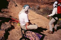 On belay.